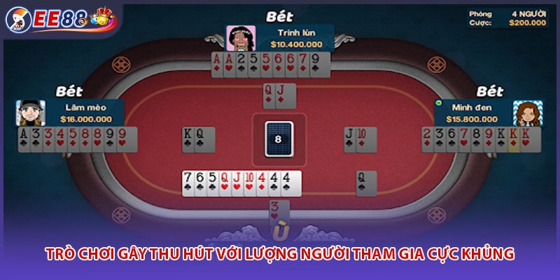 Trò chơi gây thu hút với lượng người tham gia cực khủng